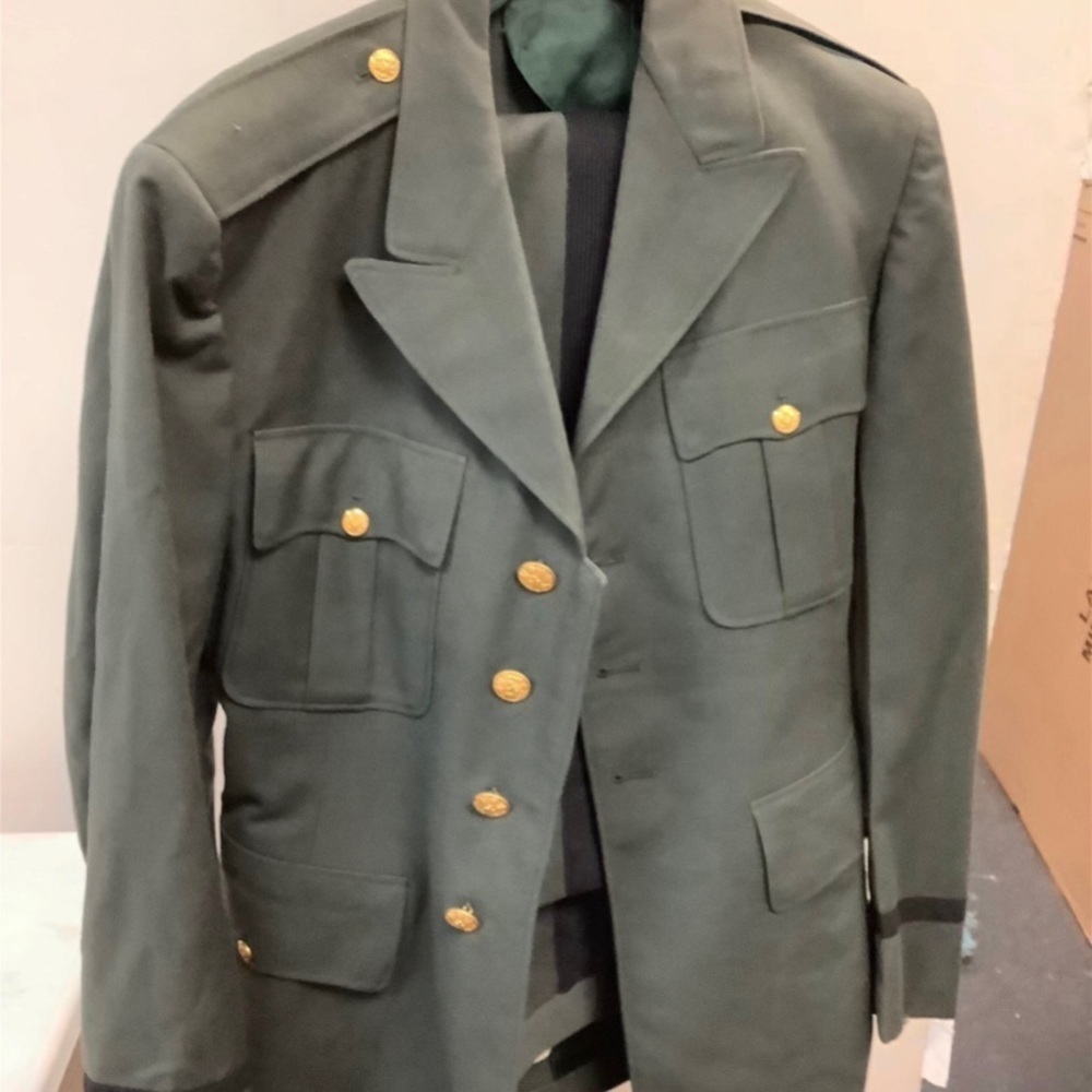 Joes army and navy button up with dress pants included